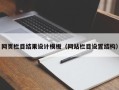 梅州网页栏目结果设计模板（网站栏目设置结构）